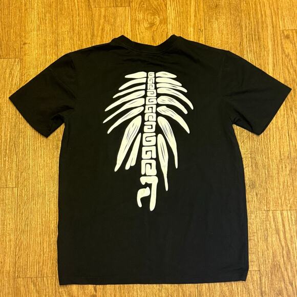 NWOT Givenchy Men’s Black Spine Skeleton Graphic Crewneck T-Shirt Size Medium - Picture 4 of 9